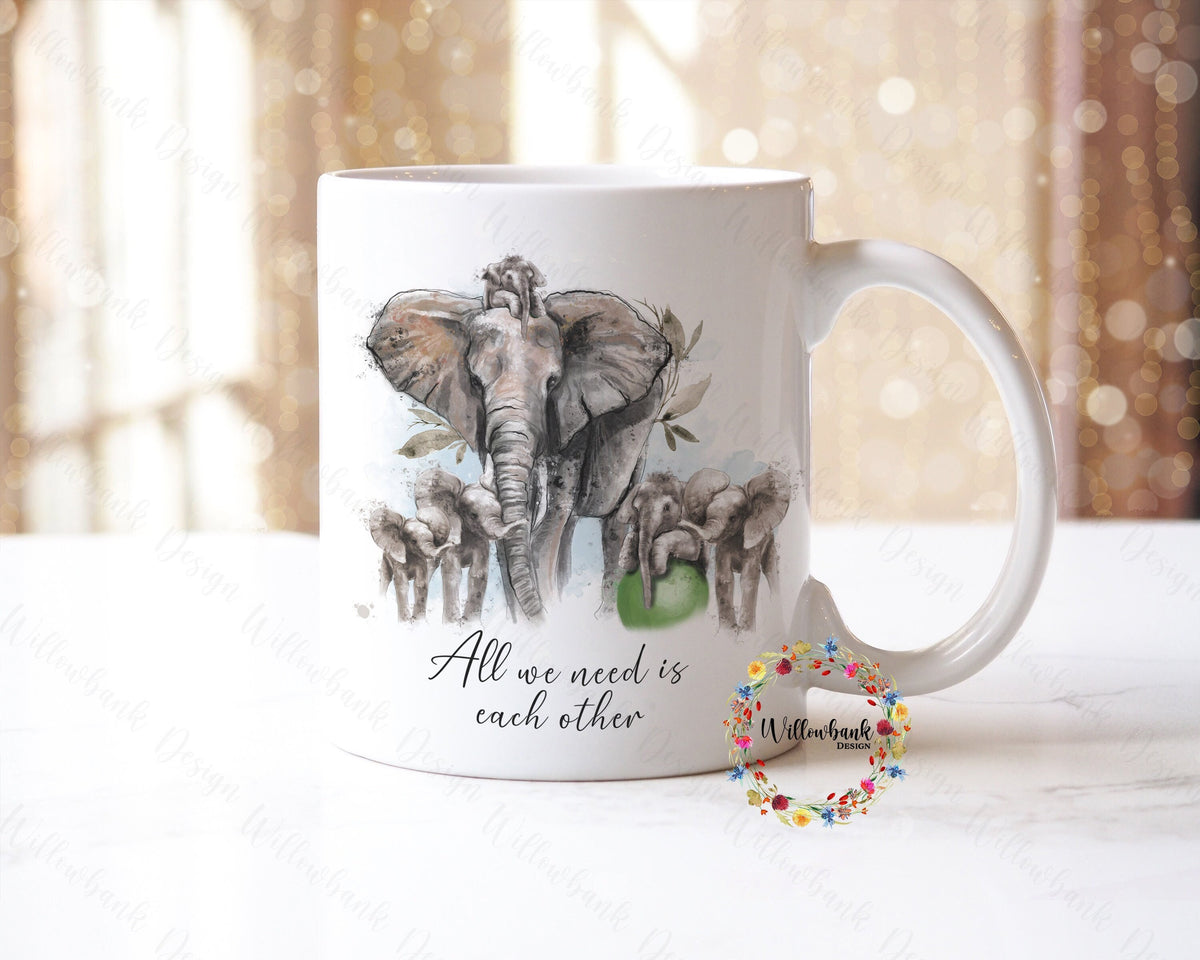 Elephant Family Mug | Mother's Day Present