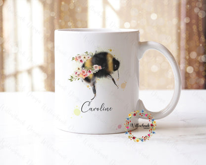 Personalised bee Mug