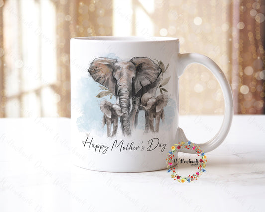 Elephant Family Mug | Mother's Day Present