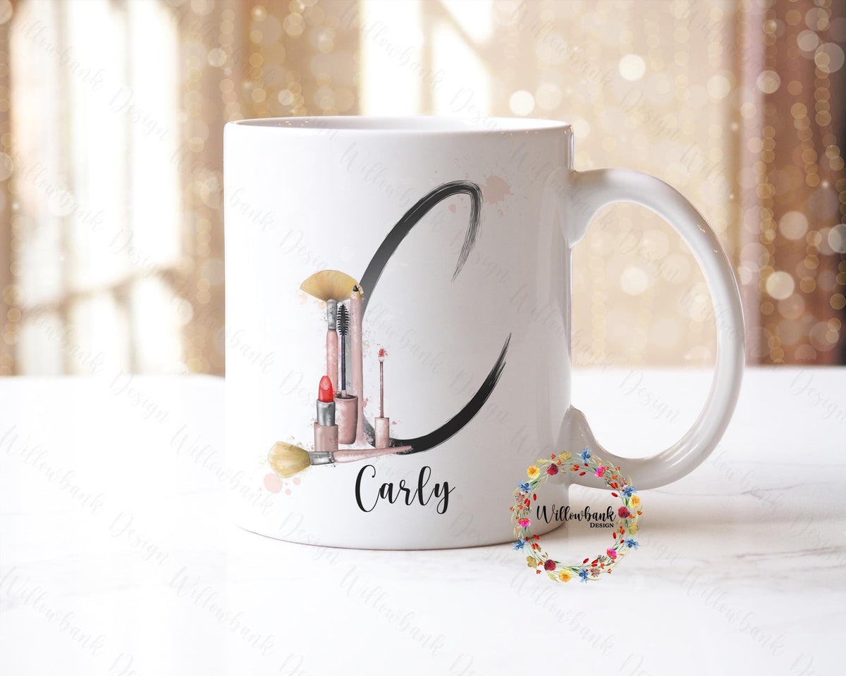 Personalised Make up Alphabet 11oz Mug