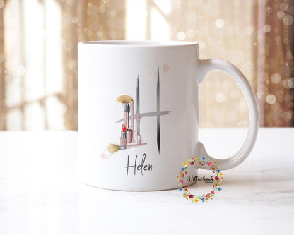 Personalised Make up Alphabet 11oz Mug
