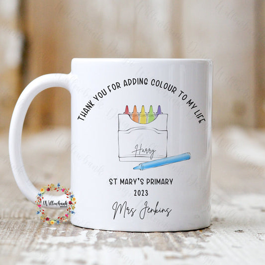 Thank You For Adding Colour To My Life 11oz Mug
