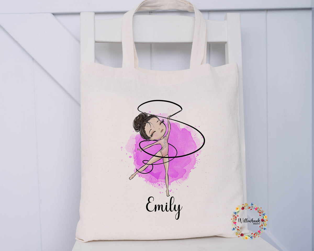 Personalised Gymnastics Tote Bag