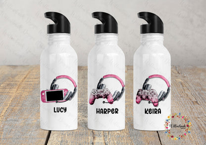 Personalised Gaming Water Bottle