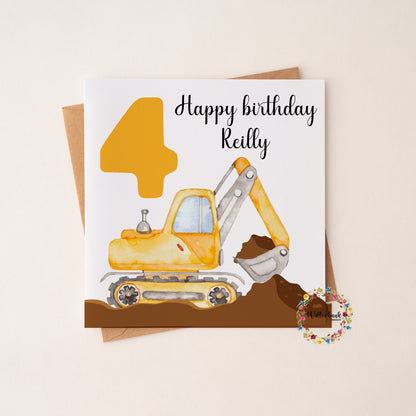 Personalised Happy 1st Birthday Card
