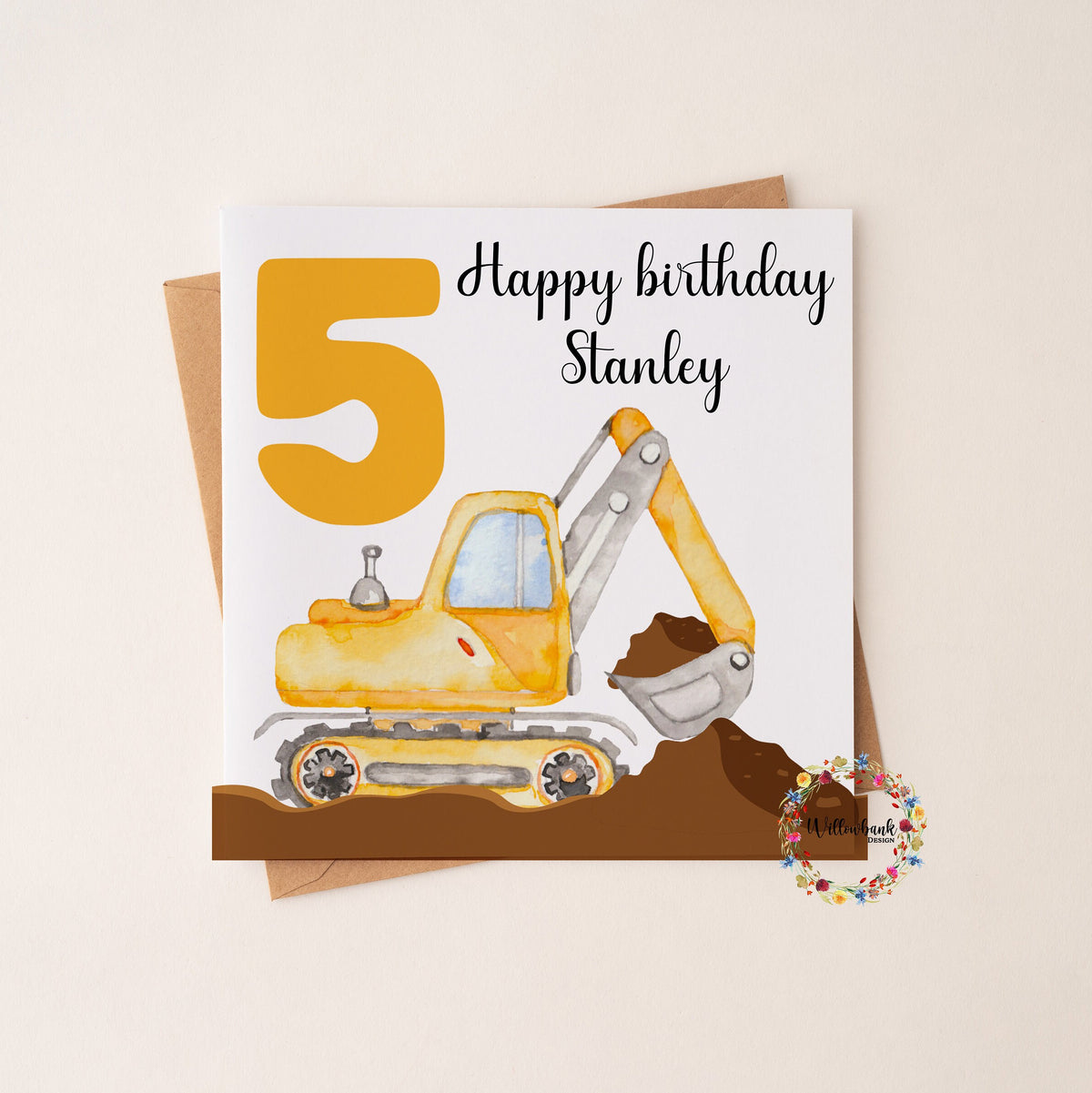 Personalised Happy 1st Birthday Card