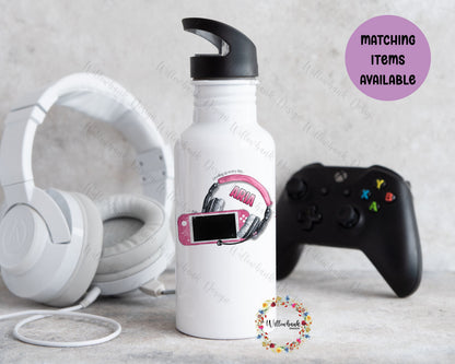 Personalised Gaming Water Bottle