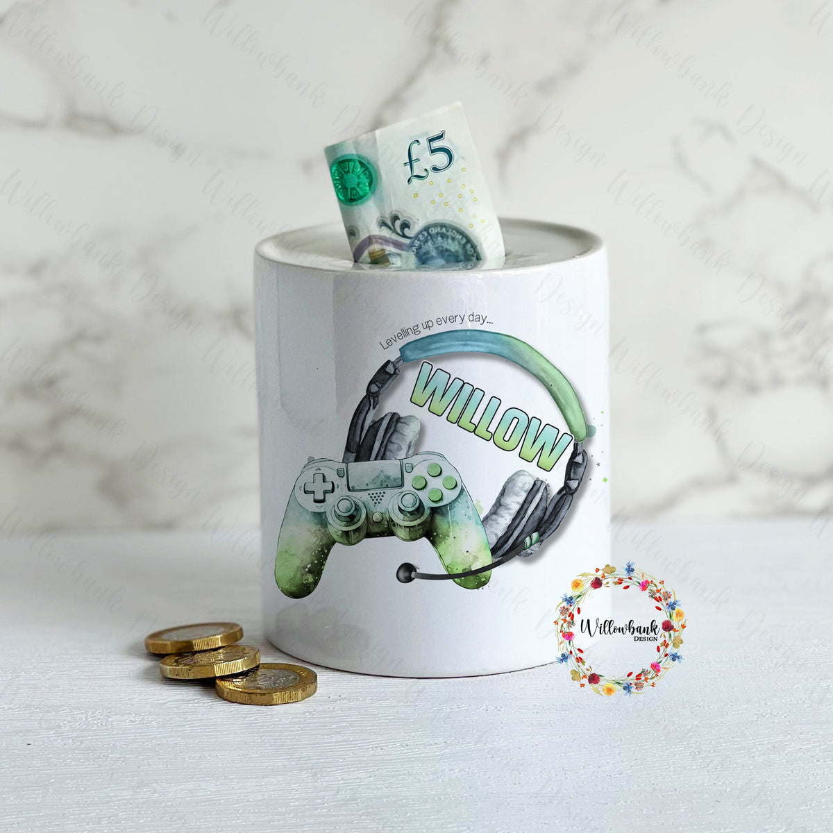 Personalised Gaming Money Box