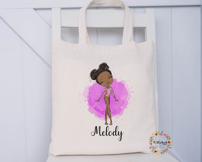 Personalised Gymnastics Tote Bag