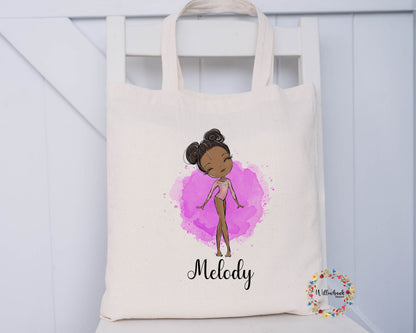 Personalised Gymnastics Tote Bag