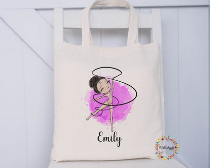 Personalised Gymnastics Tote Bag