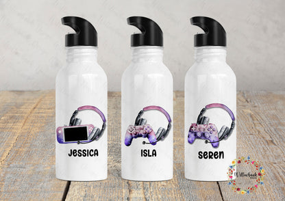 Personalised Gaming Water Bottle