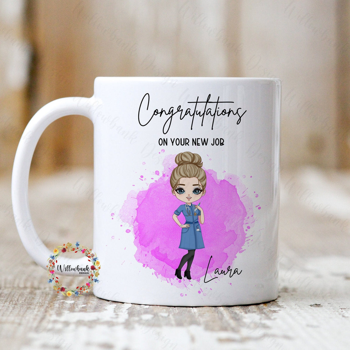 Personalised Nurse 11oz Mug