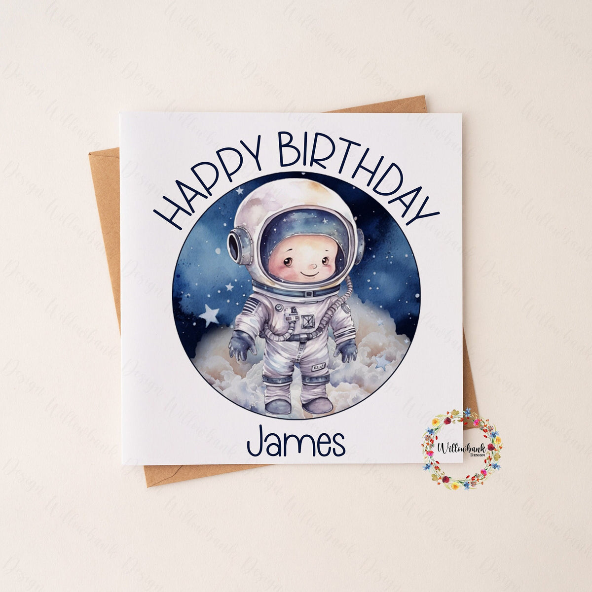 Personalised Happy Birthday Card
