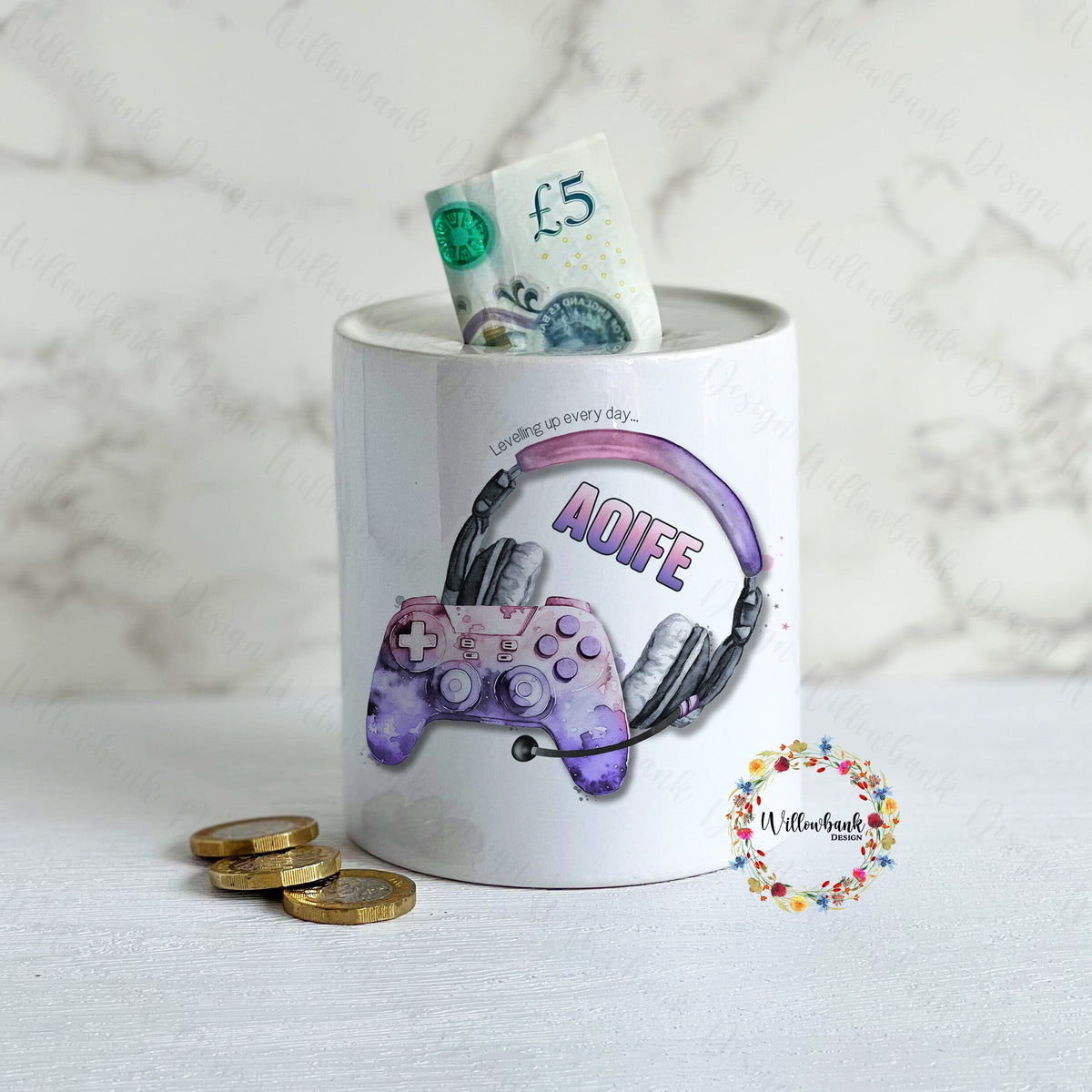Personalised Gaming Money Box