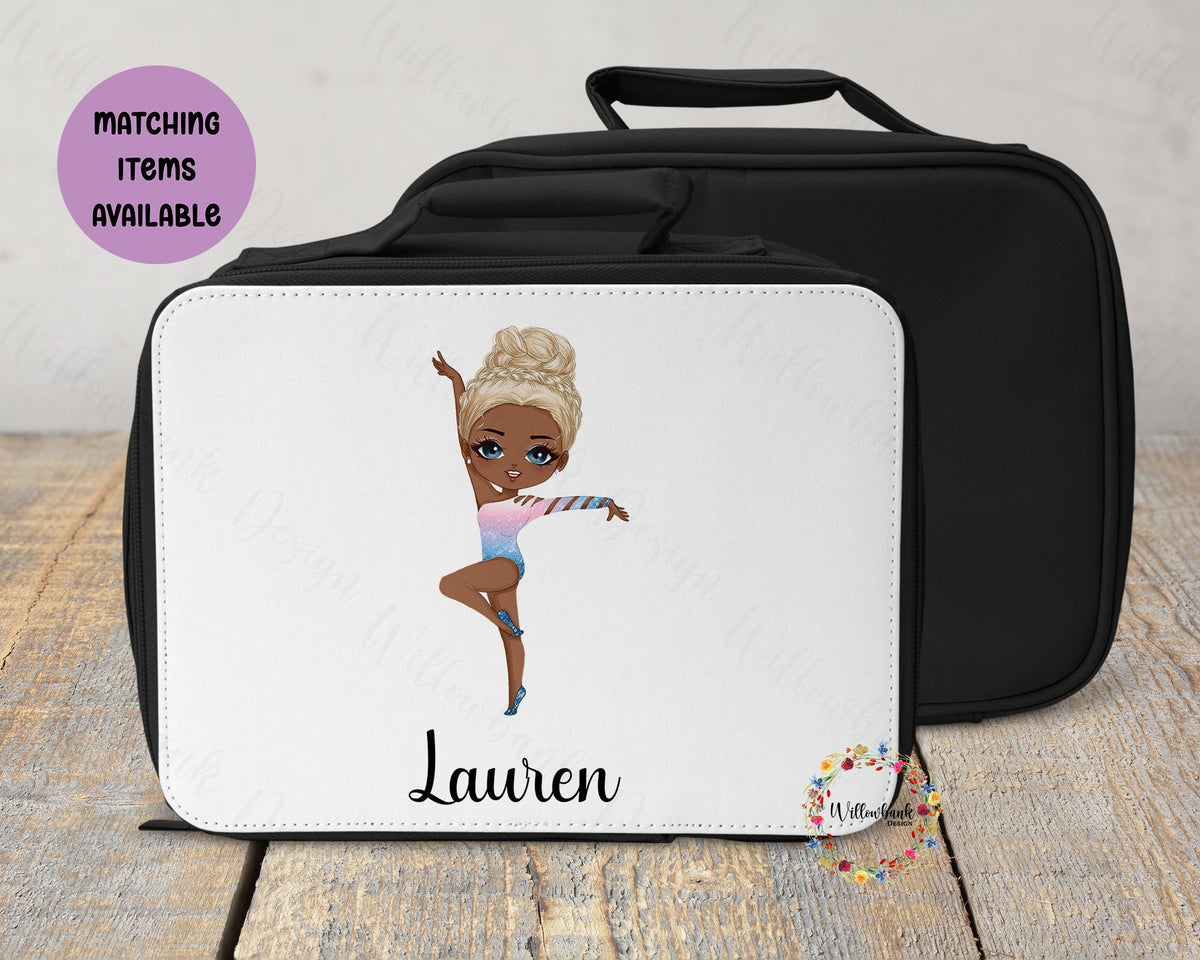 Personalised Matching Gymnastics Water Bottle & Lunch Bag Cooler