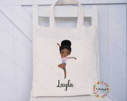 Personalised Gymnastics Tote Bag