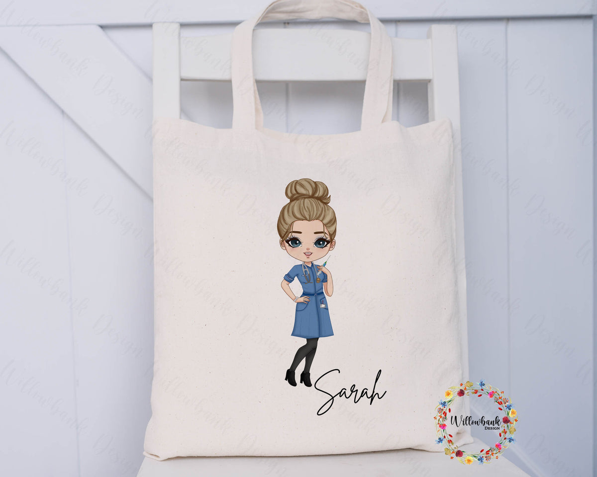 Personalised Nurse Tote Bag