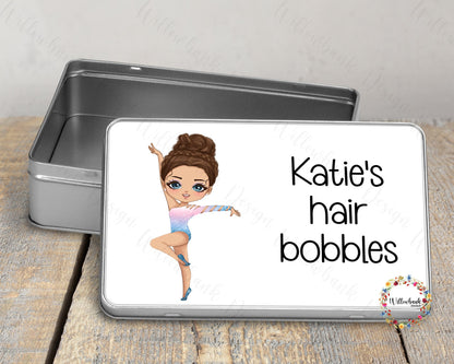 Personalised Gymnast Tin