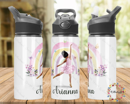 Personalised Ballerina Water Bottle