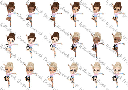 Personalised Gymnast Tin