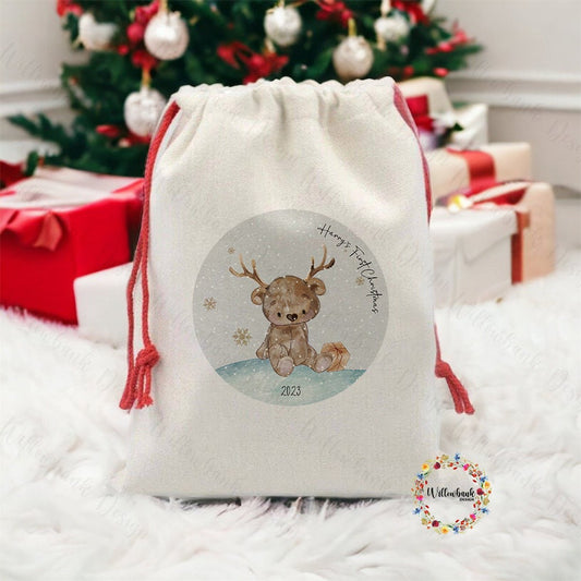 Personalised Baby's First Christmas Sack