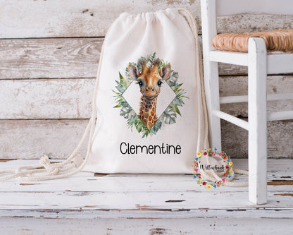 Personalised Safari Animal Bag