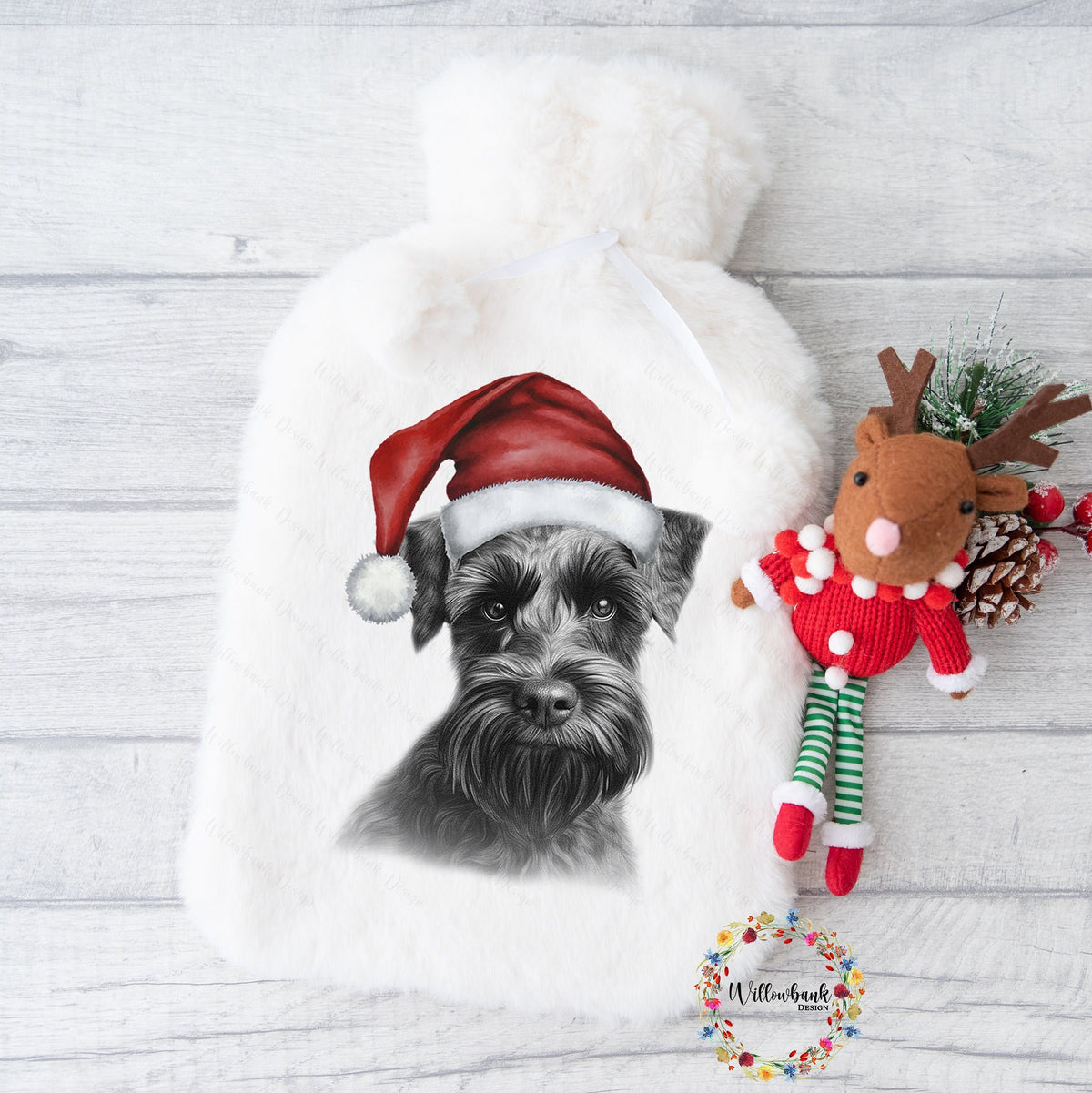 Miniature Schnauzer Hot Water Bottle