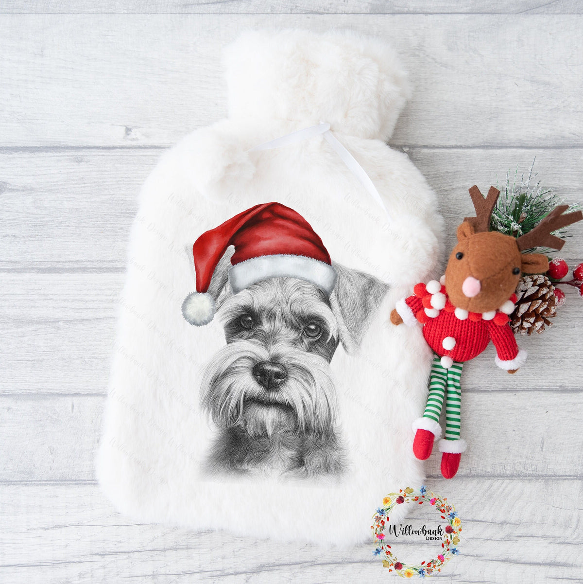 Miniature Schnauzer Hot Water Bottle