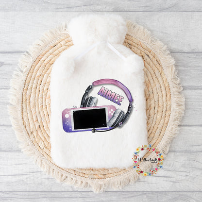 Personalised Gamer Hot Water Bottle