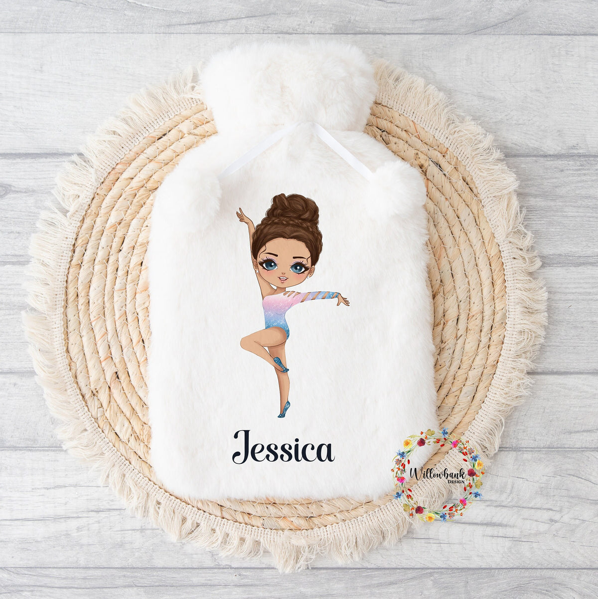 Dancer Gymnast Hot Water Bottle