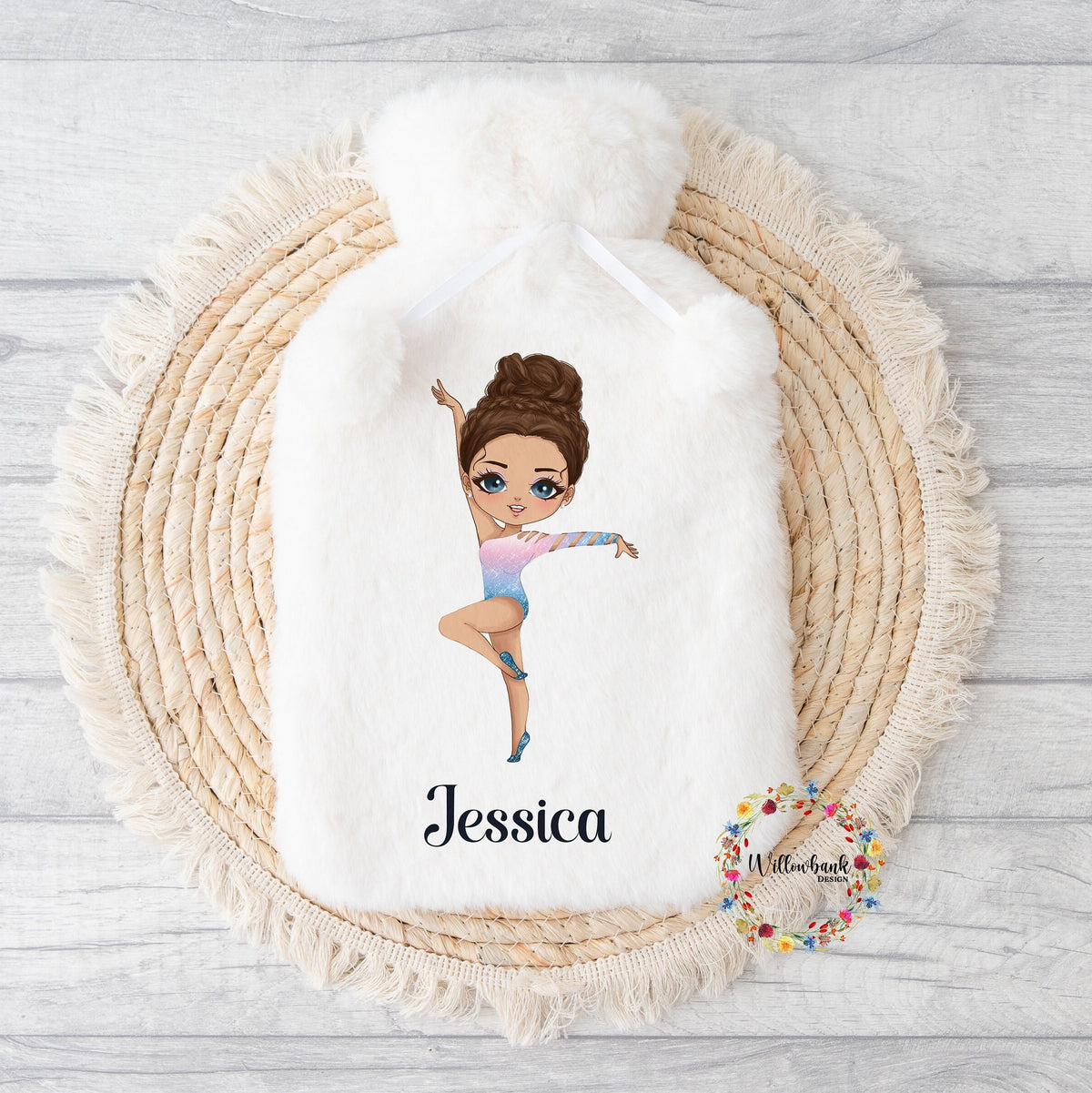 Dancer Gymnast Hot Water Bottle