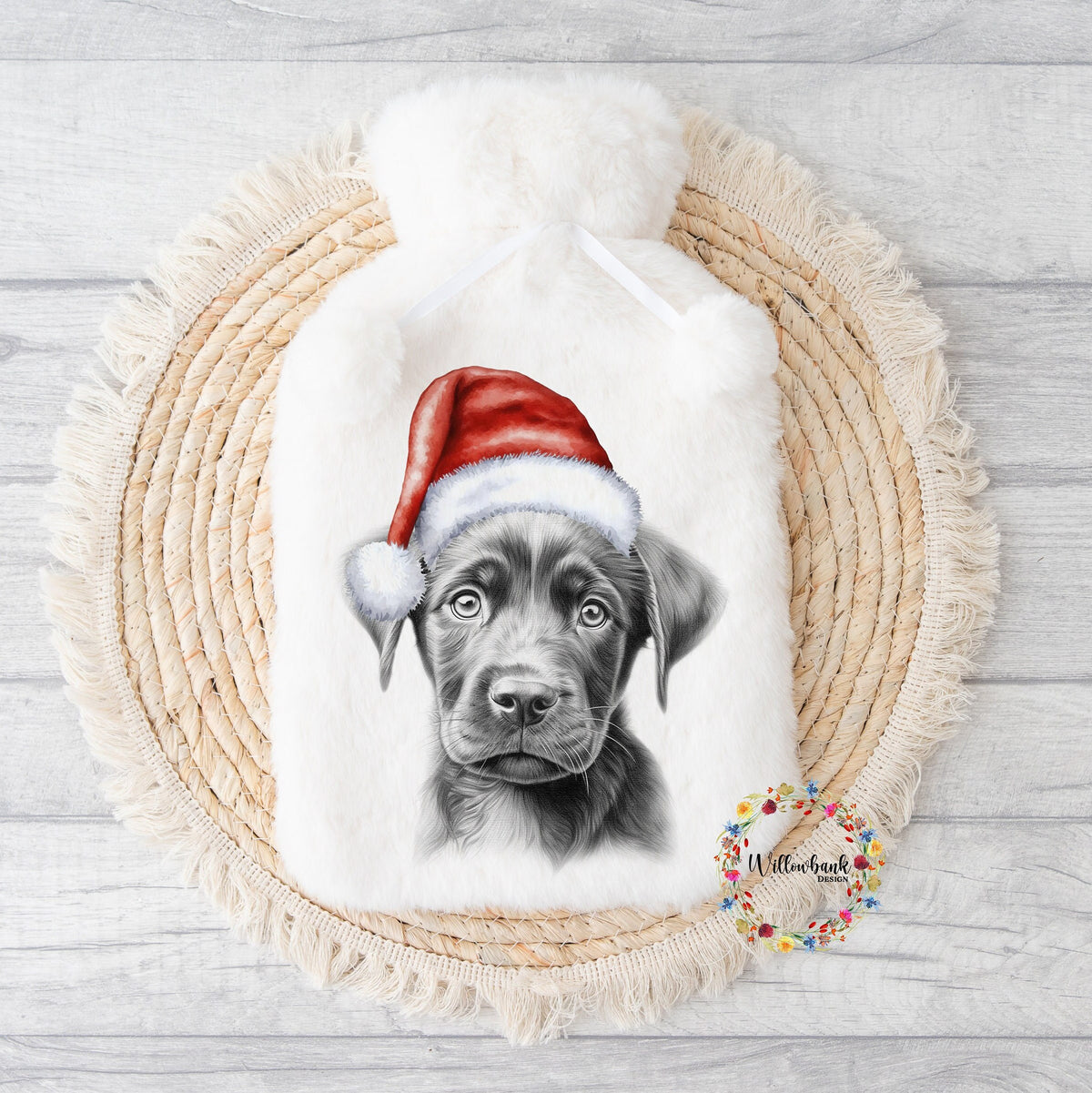 Personalised Labrador Hot Water Bottle
