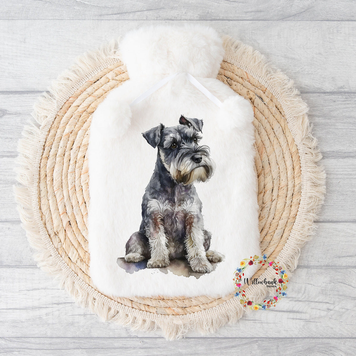 Miniature Schnauzer Hot Water Bottle
