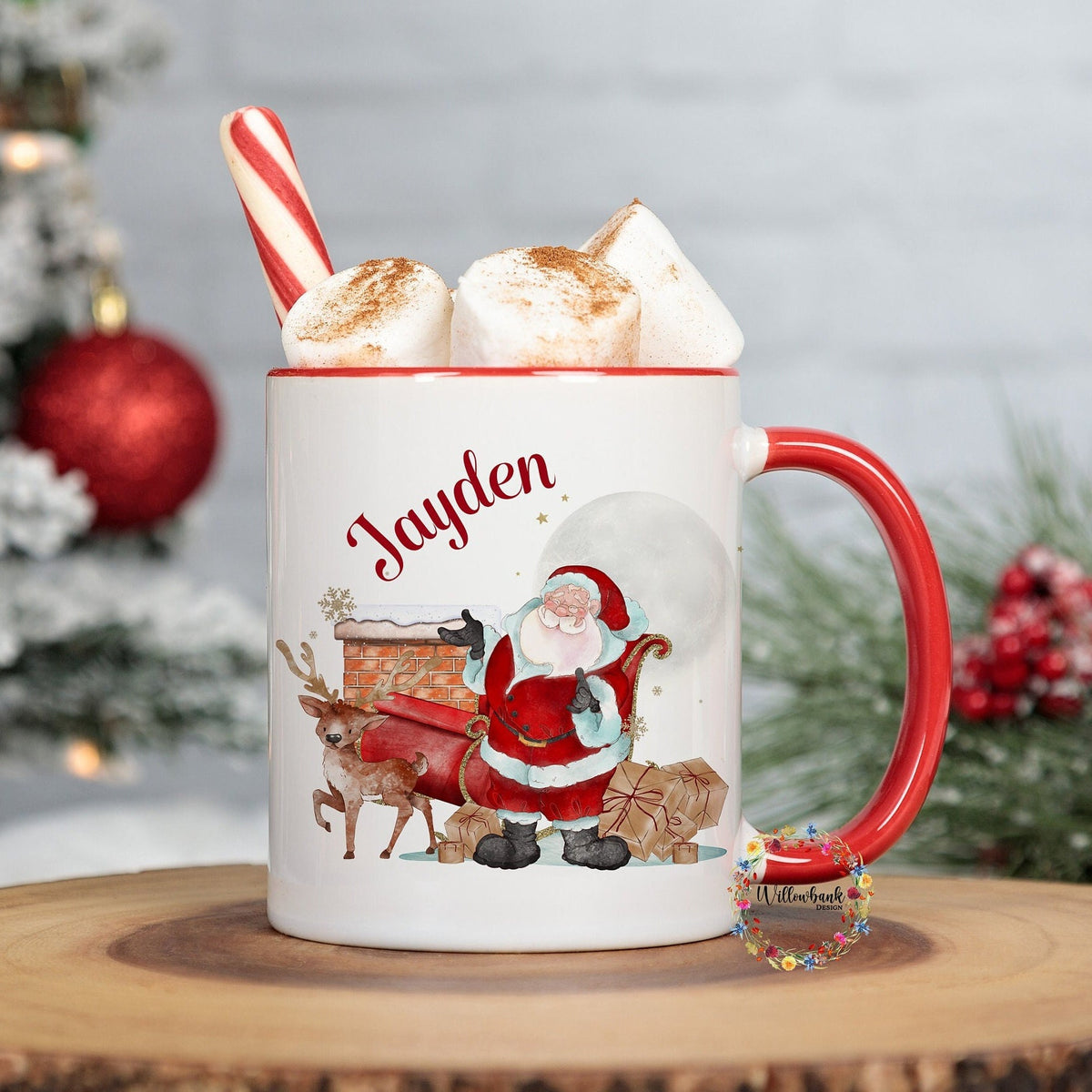Personalised Father Christmas Santa Claus 11oz Mug
