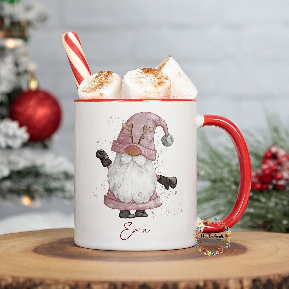 Personalised Christmas Gonk 11oz Mug