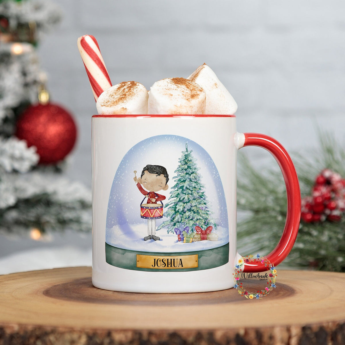 Personalised Christmas Drummer Boy 11oz Mug
