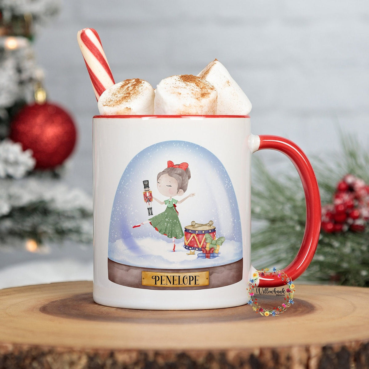 Personalised Christmas Nutcracker Ballerina 11oz Mug