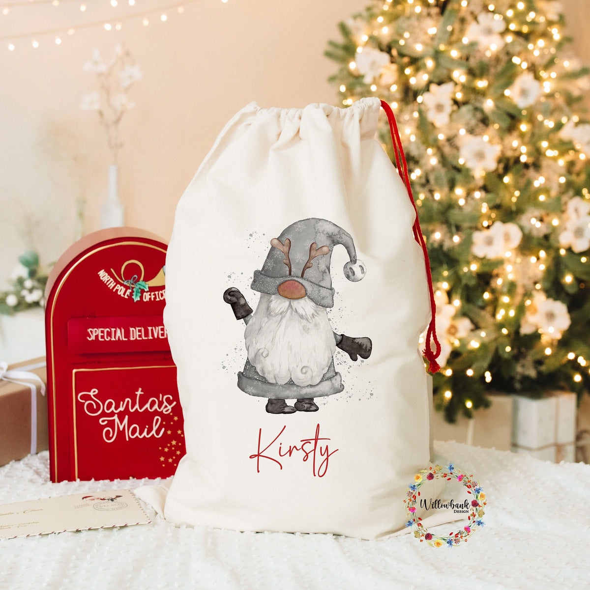 Personalised Gonk Christmas Sack
