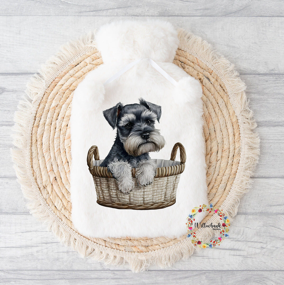 Miniature Schnauzer Hot Water Bottle