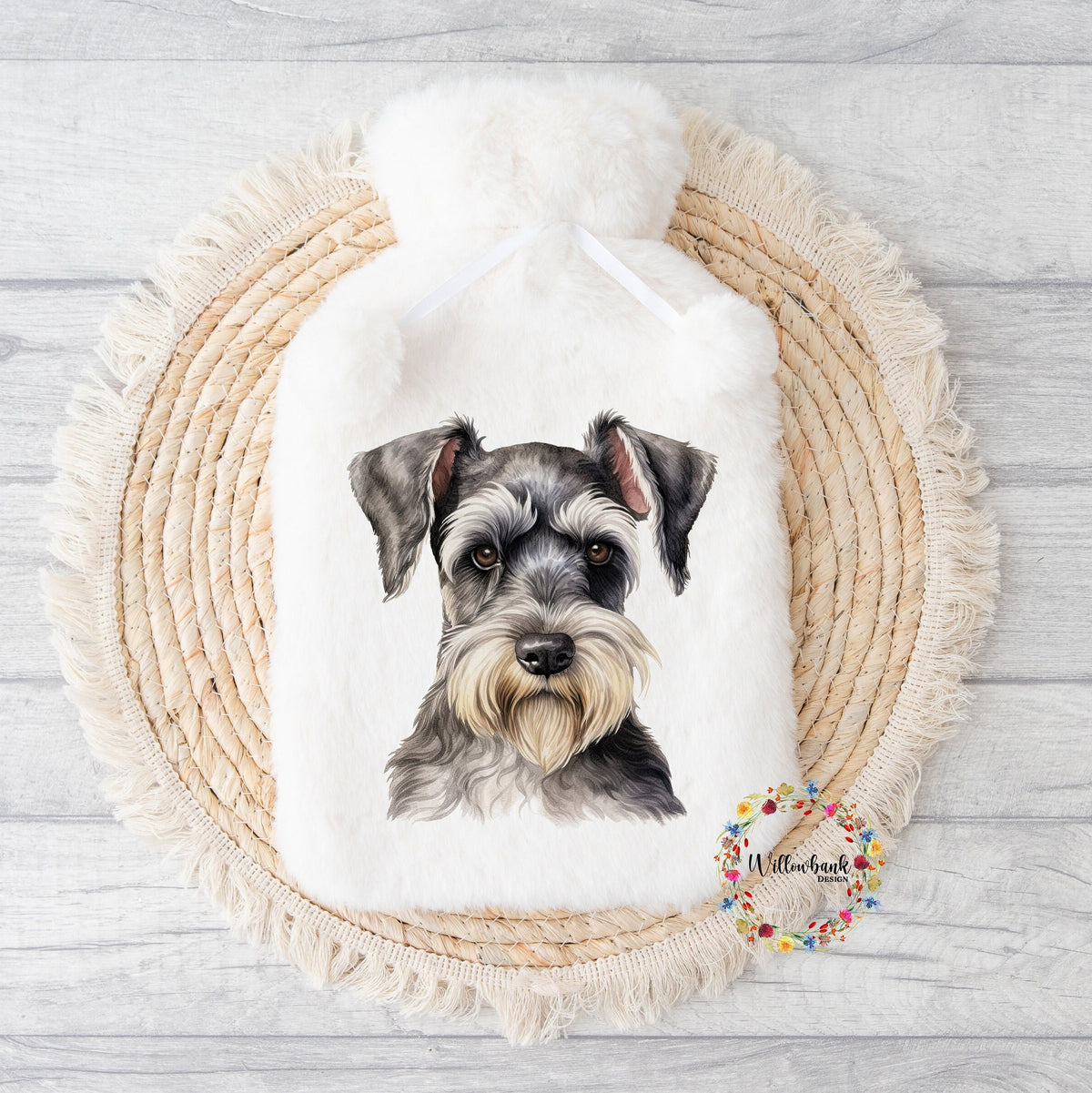 Miniature Schnauzer Hot Water Bottle