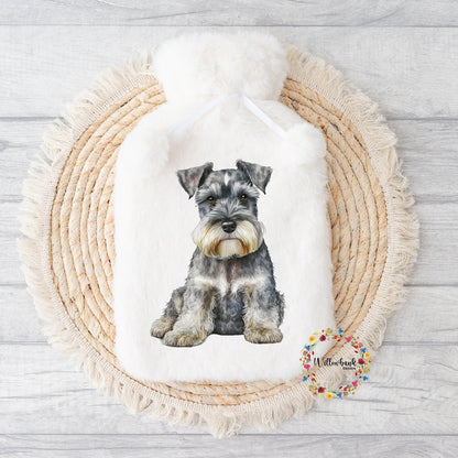 Miniature Schnauzer Hot Water Bottle