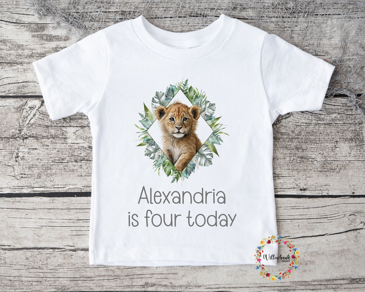 Personalised Happy Birthday Safari Anima