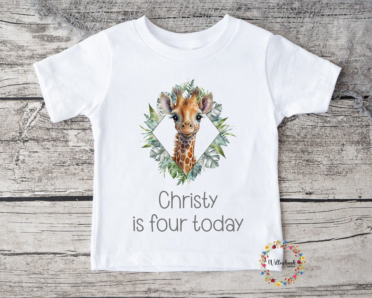 Personalised Happy Birthday Safari Anima