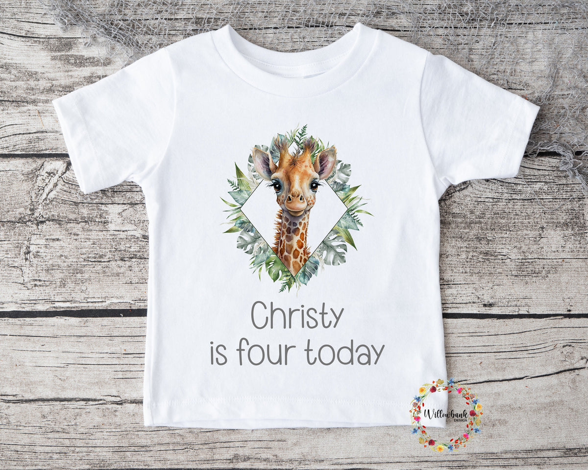 Personalised Happy Birthday Safari Anima