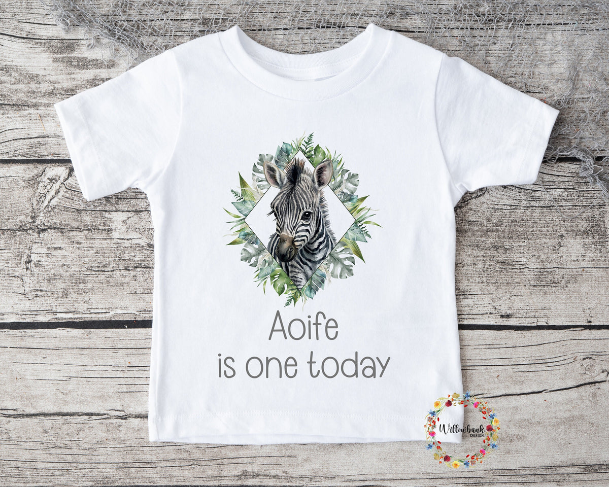 Personalised Happy Birthday Safari Anima