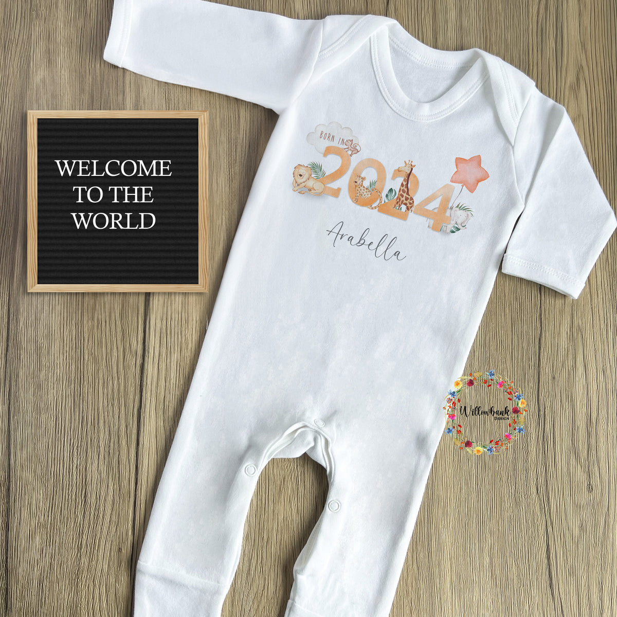 Born In 2024 Onesie