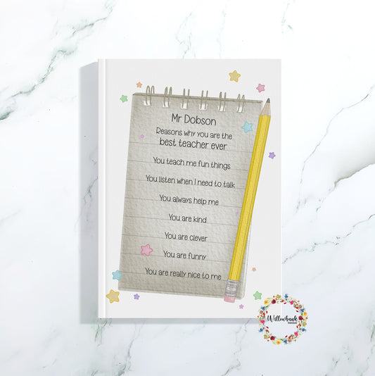 Teacher Notes Notebook
