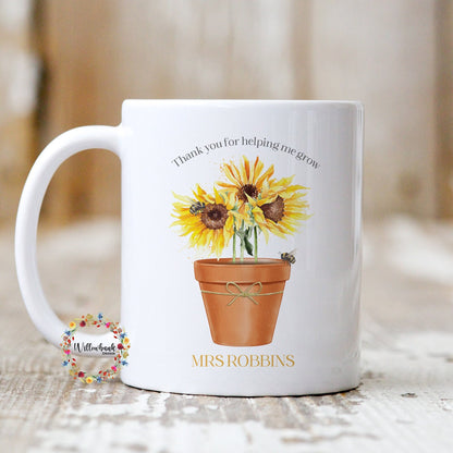 Thank You For Helping Me Grow 11oz Mug
