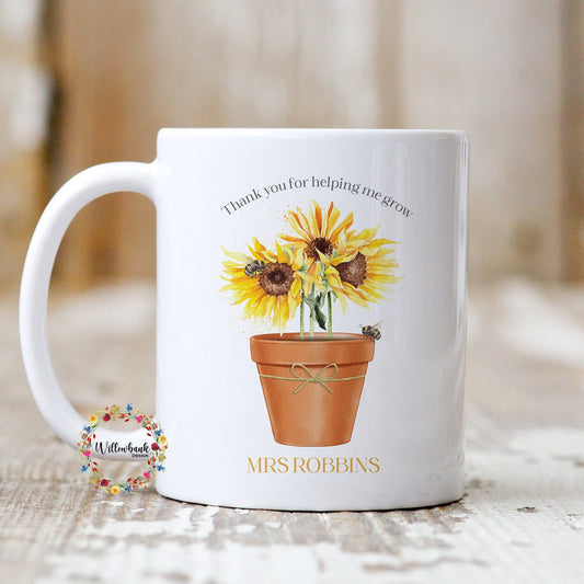 Thank You For Helping Me Grow 11oz Mug